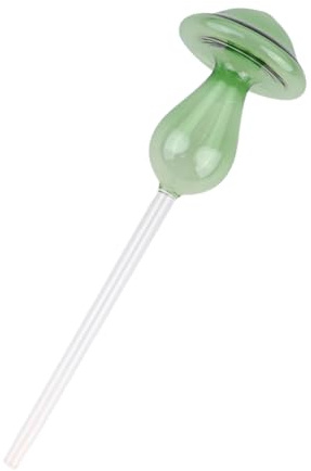 VICASKY Arroseur Automatique pour Plantes et Fleurs, Forme Champignon, Vert 7 Cm X 27 Cm, Dispositif D'arrosage Intérieur et Extérieur, Système Goutte-à-Goutte Précis et Décoratif