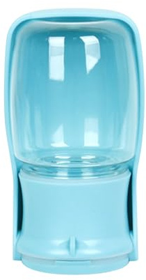 Dispensador De Agua Para Perros - Dispensador De Agua Portátil De 350 Ml - Botella Plegable Para Beber Para Mascotas, Herramienta De Bloqueo De Un Solo Botón Para Acampar, Viajar, Caminar Y Caminar Al
