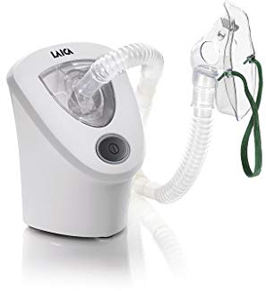 Laica Aérosol ultrasonique portable MD6026 pour adultes et enfants, silencieux, blanc