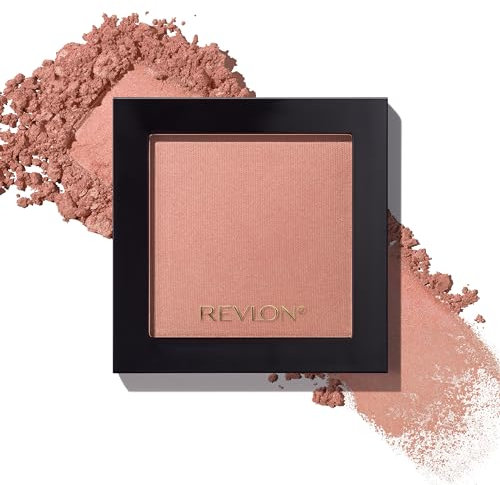 Revlon Powder Blush, Blush in Polvere, Formula Leggera e Setosa, Colore Delicato e Modulabile, 006 Naughty Nude, 5g