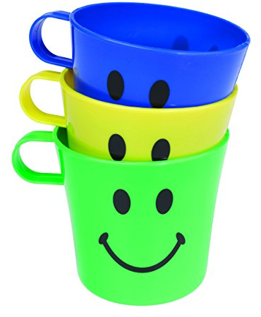 Chef Aid Smiley Face Cups, 3 Piece Set