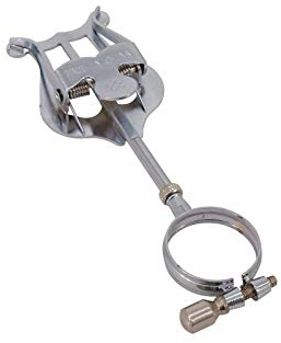 showking Soporte de Clarinete para partituras, Plateado - Sujeta partituras para Clarinete - klangbeisser