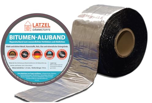 Bitumen aluminiumtejp 250 mm rulle 10 meter