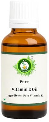 R V Essential Reines Vitamin E Öl 30ml (1.01 Unzen) - (100% rein und natürlich reich an Vitamin E) Pure Vitamin E Oil