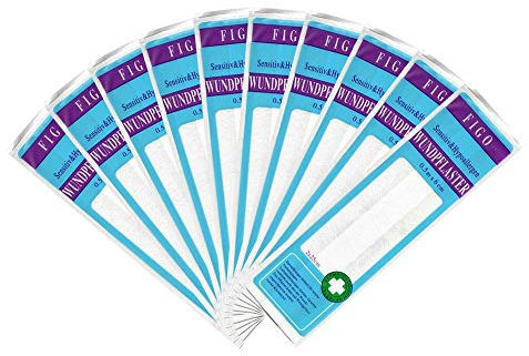 varivendo Notizblock + Figo latexfreie Wundpflaster Pflaster sensitive Pflasterstreifen (b) Sensitiv 5 Meter)