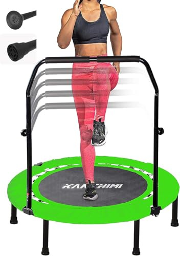 Kanchimi Faltbar Mini Fitness Indoor Exercise Workout Rebounder Sport Trampolin mit Griff