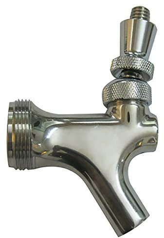 Beer Tap, Adjustable Beer Tap, Stainless Steel Keg Faucet, Flow Regulator Tap Keg for Kegerator Bars, Hotels, Restaurants, Home Brew