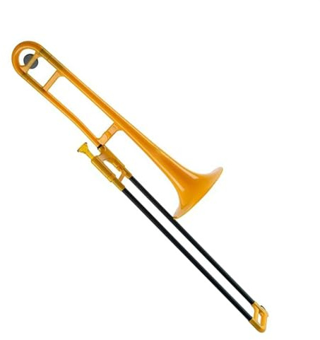 Posaune Instrument ABS-Posaune Mit B-Klangfarben-Musikinstrument. Mit Posaunenmundstücken Aus 11C-Kunststoff (Color : Yellow)