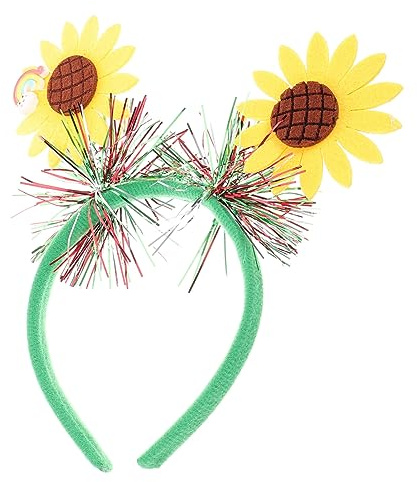 DOITOOL Elegantes Sonnenblumen Haarband Für Frauen Und Mädchen Dekoratives Haarschmuck-stirnband Mit Sonnenblumen-design Geeignet Für Partys Hochzeitsgäste Cosplay Und Alltäglichen Stil