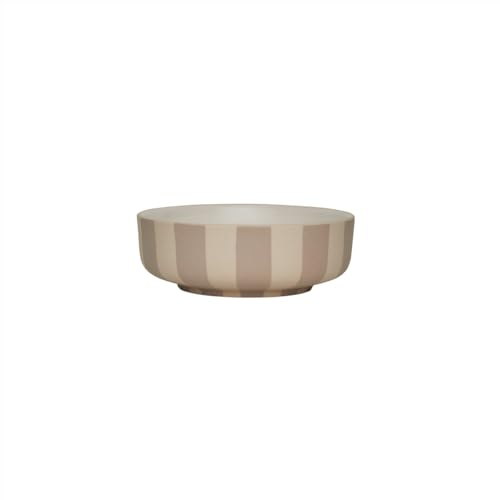 OYOY Toppu Bowl – Kleine Schale aus Steingut, Ø13 x H4,5 cm in Clay
