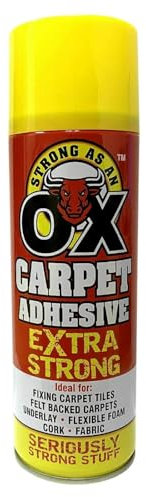 GSV Essentials Carpet Adhesive Spray, Multi-purpose, Fast-Drying, Bonds Instantly, Yellow