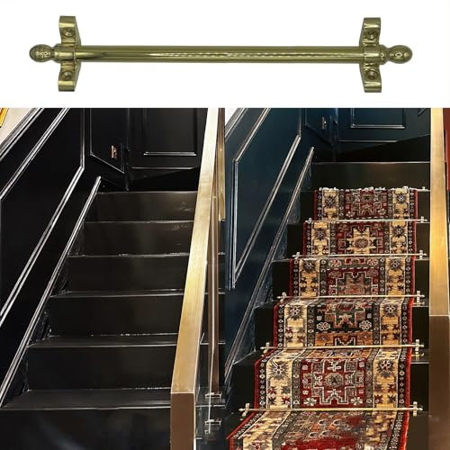 CucCe Aste per tappeti delle scale Canne for moquette for scale in ottone, Canne for scale tubolari for la decorazione domestica, Tubi for gradini fissi, Canne for rivestimento del pavimento delle sca