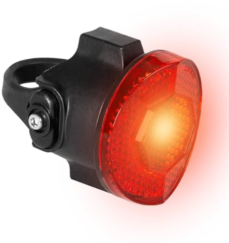 Vibhgtf Traceur GPS pour vélo, réflecteur antivol | Outil arrière pour vélo, GPS étanche et antivol, Traceur pour Tige de Selle et antivol pour vélo, Scooter, Moto