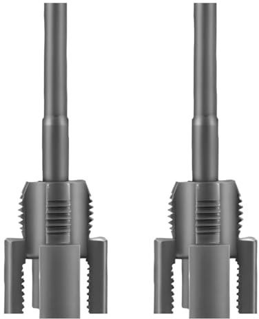 2 pezzi filettatura interna esterna per tubi PPR/PVC 20 mm + 25 mm (1/2 + 3/4) | Filettatrice per tubo dell'acqua integrata | Filettatura rapida per progetti sanitari