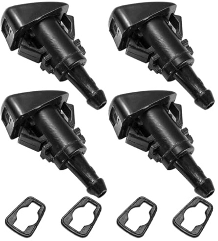 WUYJI Automobili ugelli tergicristalli 4 ugelli lavavetri per auto, ugelli tergicristalli universali per lavavetri