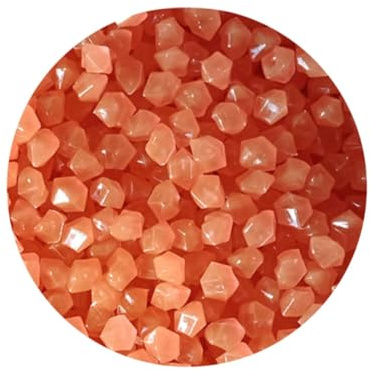 Hot Stones für Massage mit Wärmer für Aquarien, farbige Kieselsteine, leuchtet im Dunkeln, Kunststein für Vasenfüller, Dekoration, leuchtende Steine, Dekosteine zum Bemalen, Orange, Einheitsgröße, 200