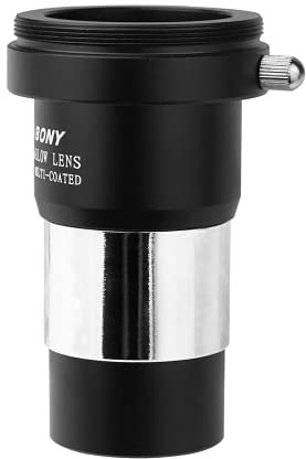 svbony 3,2 cm Barlow Linse 2 x Multi-beschichtet T Adapter Double Lens 3 Element APO mit HD Breitband grün Folie Optik für Standard Teleskop Okular