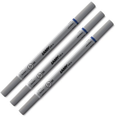 3 Stück Lamy ink-x Tintenlöscher Stärke M