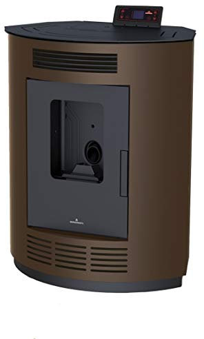 ESTUFA DE PELLET BRONPI MODELO NINA 9 KW RINCON COLOR MOKA