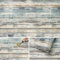 Arthome Pellicola Adesiva per mobili Rustico Legno, 60cmx5m Blu Carta da Parati, vinile Decorativo per armadietti, mobili cucina, rimovibile, Rivestimento murale vintage a grana irregolare