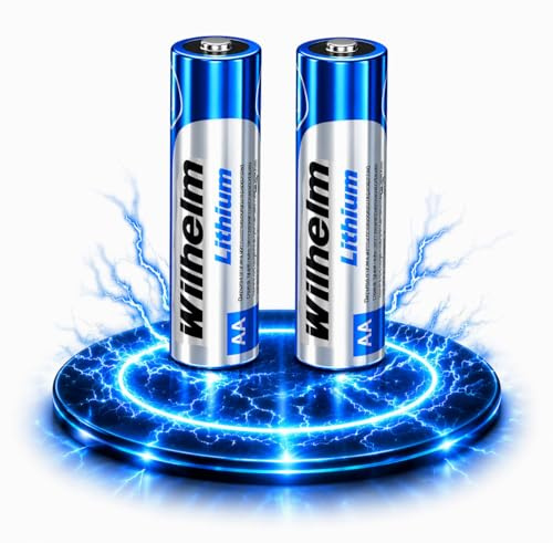 Wilhelm Lithium AA Batterien Mignon LR6 1,5 V Lange Laufzeit – 6 Stück
