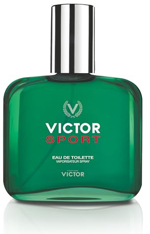 Victor Sport Eau de Toilette Uomo 100 ml - Profumo Maschile Fresco, Intenso e Deciso con Lime, Pepe Nero, Note Marine, Patchouli e Vetiver