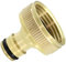 Schläfer 681202 | Raccordo Portagomma a Innesto Rapido G 1 (Ø30 mm) Femmina per Rubinetto Giardino, Attacco Rapido Acqua, Connettore in Ottone Lucido