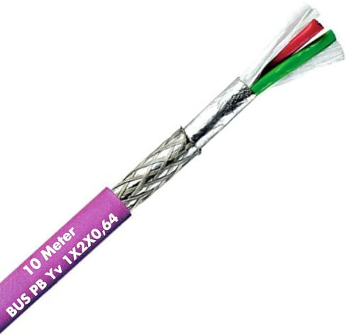 Lapp 2170620 Unitronic BUS PB ROBUST - Cavo PROFIBUS DP 1x2x0,64mm² 10m | Linea dati schermata in TPE viola, resistente a olio e raggi UV, ignifugo per ambienti industriali difficili all'aperto