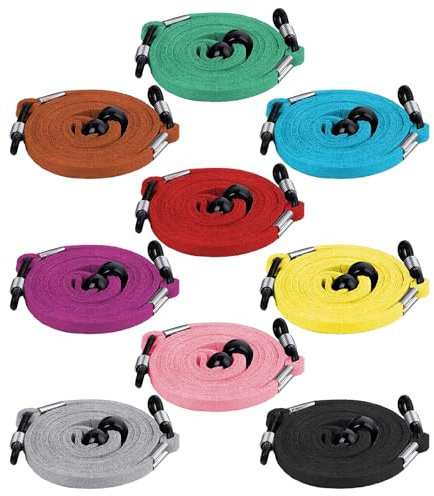 9 cordones de ante ajustable, correa para gafas para gafas, correa para gafas, cuerda para gafas de hombre y mujer.