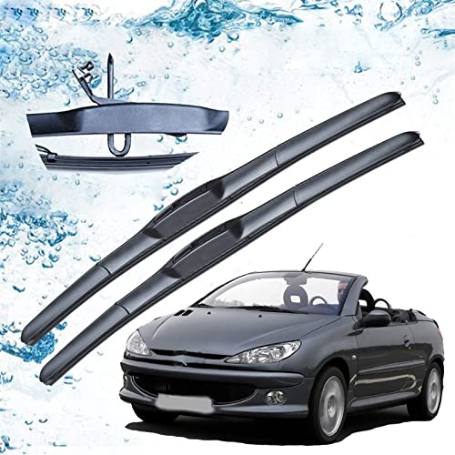 WEHOMY Autowischer Für Peugeot 206 206+ 206sw 206cc 2001-2006 Frontscheibenwischerblätter Bürsten U J Haken 2002 2003 2004 2005