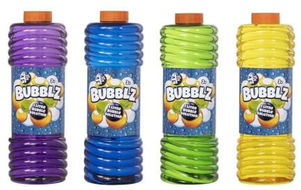 MantraRaj 1 Litre Bubble Solution Liquid Refills For Bubble Machines, Bubble Guns,Bubble Wands, Bubble Lawnmowers Perfect For Refils On Any Bubble Machines And Toys (Pack Of 3)