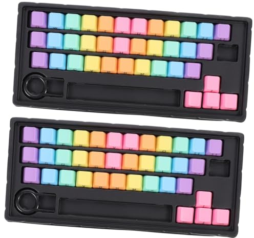 Uonlytech 2sätze Teiliges Mechanische Tastatur-tastenkappen Keycaps Regenbogenfarben Für Cherry Langlebig Und Kratzfest Unisex Design Individuelle Anpassung Für Einzigartige Tastaturen