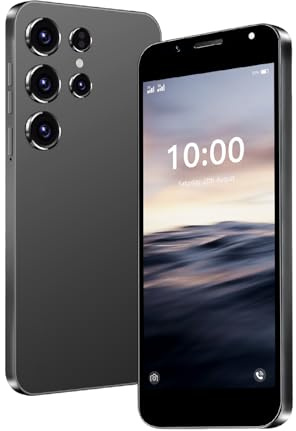 Fine Life Pro 4GLTE-Handy, Dual SIM + TF-Karte, 5.0-Zoll-Bildschirm, Dual-Kamera, 2GB RAM + 16GB ROM, TF-Erweiterung 128GB, Handy ohne Vertrag, für Anfänger (25 Black)