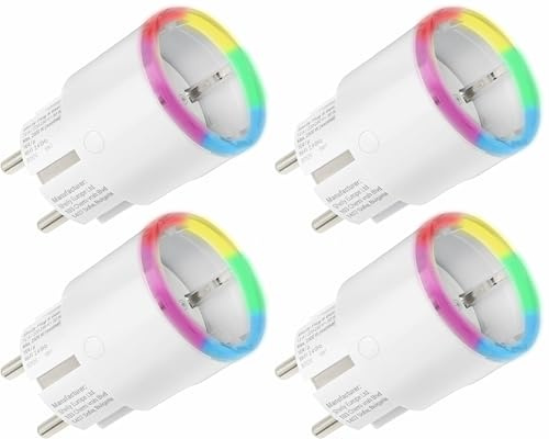 SHELLY Prise de courant Wi-Fi Plug S Gen3, Matter, blanc, 4 pièces