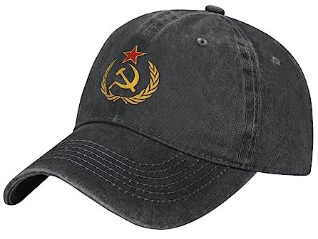 Baseball Kappe Hammer Und Sichel Der UDSSR Baseball Mütze Unisex Schirmmütze Basecap Leichtgewicht Basecap Für Reisen, Damen, Auf Reisen