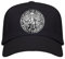 Gorra Negra de Béisbol para Hombre - Estilo Motociclista Harley, Ajustable, 100% Algodón Ecológico (340 g/m²)