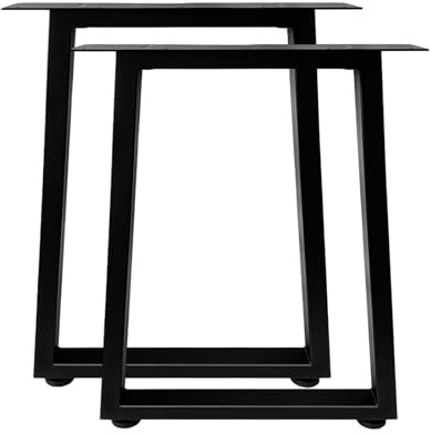 Jahof Heavy Duty Industrielle Tischbeine, 2 Stück (B70xH70cm, Trapez)