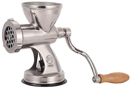 Tritacarne Manuale in Acciaio Inox, insaccatrice Manuale per Salsicce, Macchina per macinare la Carne, insaccatrice Manuale per Salsicce, Macchina per insaccatura di Carne di Maiale, Manzo e Pesce.