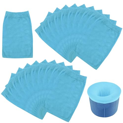 xianshi Chaussettes de skimmer, chaussettes de skimmer de piscine, tamis pour accessoires, chaussettes filtrantes de piscine, filet de piscine, nettoyage de skimmer de piscine, panier réglable (10