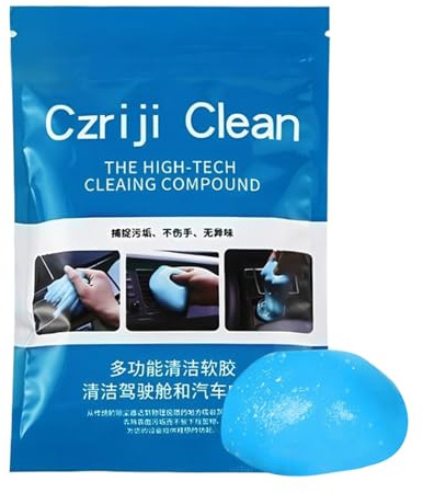 Kit de limpieza de coche – Masilla de limpieza fuerte para coche, gel deformable, reutilizable, suministros de herramientas adhesivas, accesorios para salpicadero de vehículo, ventilación y