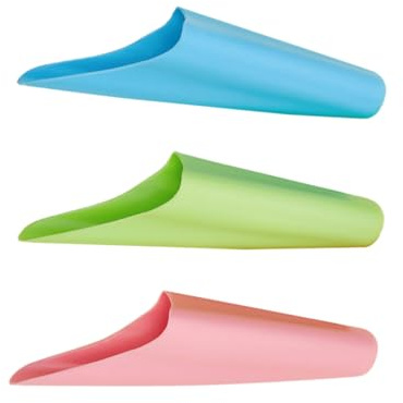UKCOCO Pelles De Plantation en Plastique Lot De 3 Couleurs pour Jardinage à Domicile Accessoires Pratiques Pelles à Godet Anti-Fuite Terre Outils Jardinage Maison