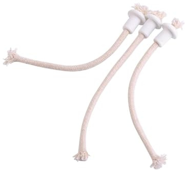 Uadme 7 StüCke ÖLlampendochte Mit Keramikhalterungen, Dochtschere FüR Kerzen Dochthalter FüR öLlampen FüR Alkohollampe, Kerosin, ÖLlaterne, Kerze, Weinflasche, Gartenfackel