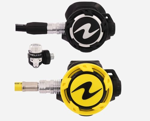 Aqualung Pk Helix Pro Din Octopus Tauchregler-set Gelb Gelb One Size