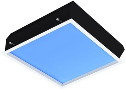 SAYEYBU Lampada Soffitto Smart Blue Skylight, Lampada LED Incasso A Soffitto, Luce Naturale per Luce Solare, Simula Un'Illuminazione Solare in Una Stanza, Soggiorno, Ufficio