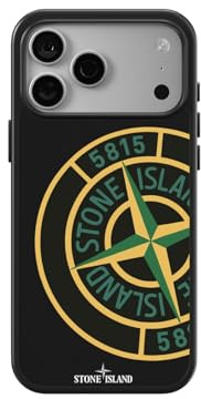 Cliffora Streetwear Stone Island Handyhülle für iPhone 17 16 15 14 13 Pro Max Plus, Techwear Compass Flüssigsilikon Magnetische Hülle mit 2X Panzerglas