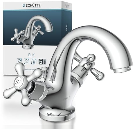 Elk Klassik 2 Griff Waschtischarmatur chrom