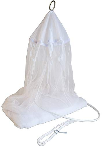 Windhager Insektenschutz Plus Mosquito-Netz, Bett Baldachin gegen Mücken, Moskitonetz, 2,20 x 8,5 m, weiß, 03473