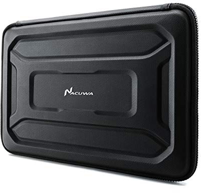 Protective Laptop Case: 13-13.3 Inch Computer Carrying Sleeve for 2018 New Macbook Air, Pro, Microsoft Surface or Chromebook - Padded, Waterproof and Shockproof Hard Lap Top Cover Cases – Black