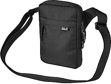 Jack Wolfskin Unisex Purser Umhängetasche, Schwarz, Einheitsgröße