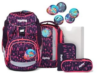 Ergobag Pack Schulranzen-Set 6tlg Bärmuda Viereck